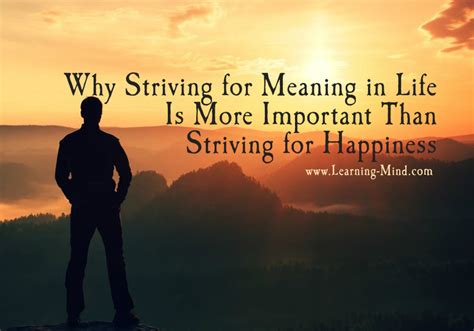 Why Striving for Meaning in Life Is More Important Than Striving for ...