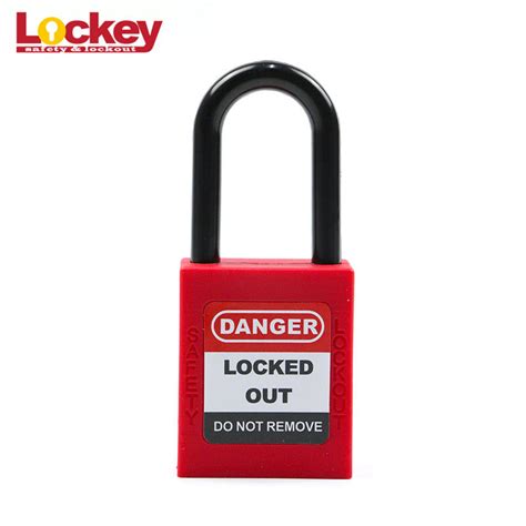 38mm Nylon Insulation Shackle Lockey Safety Loto Lock Lockout Tagout