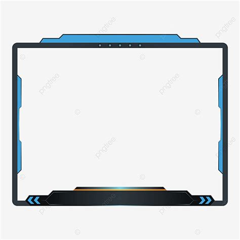 Creative Square Facecam Overlay Template For Streamers Facecam Webcam