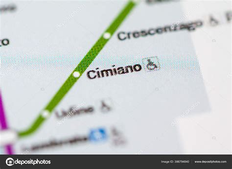 Cimiano Station Milan Metro Map Stock Photo By ©aliceinwonderland2020