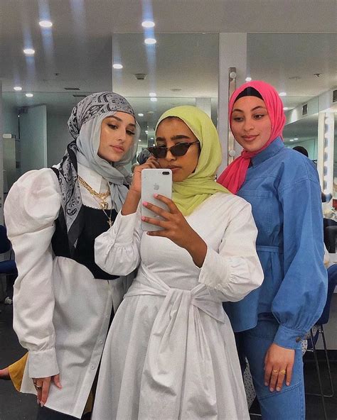 Hi Its Us Your Hijabi Powerpuff Girls 🥵💙💚💖 Nawalxhh Modest Fashion