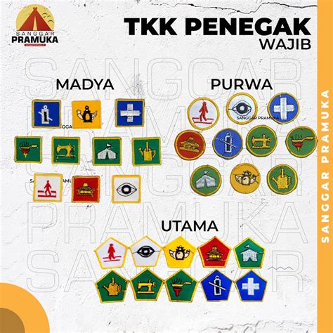 Jual Tkk Wajib Penegak Purwa Madya Utama Penegaksma Satuan Shopee