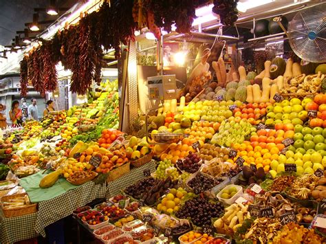 El Mercado De La Boquería En Barcelona