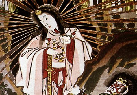 Amaterasu Shinto Goddess Of The Sun And Priestess Queen Sister To