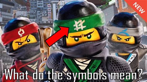 What Do The Ninjas Symbols Mean In The Lego Ninjago Movie Youtube