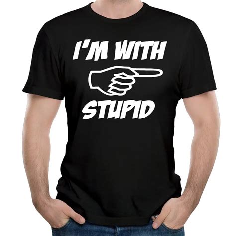 Im With Stupid Festival Funny New 2017 Mens T Shirt In T Shirts From Mens Clothing On