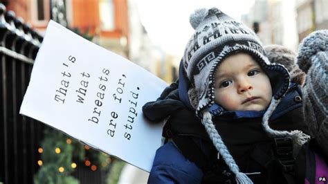 Claridges Breastfeeding Row Protest By Mothers Bbc News