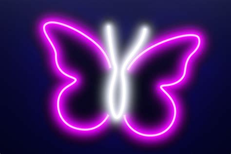Butterfly Neon Sign Butterfly Neon Sign Pink Butterfly Neon Etsy Uk