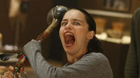 In 2010 Gameofthrones Star Emilia Clarke Fought Off Reanimated Dinosaurs In Syfy S Triassic