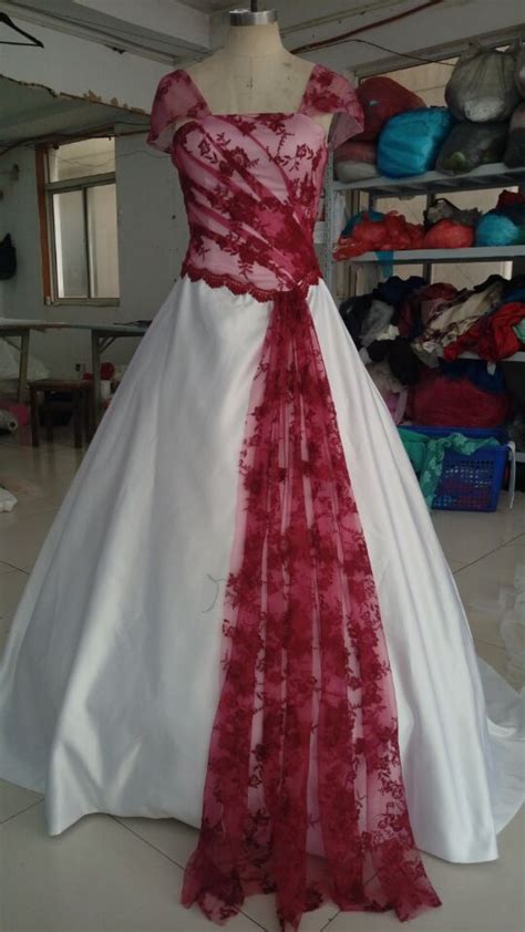 Product name zh0854l 2018 new design evening dress for party ball gown bridal veil material blending size xs/s/m/l/xl/2xl/3xl color colorful customized customers provide design or. DAW1287 Free Shipping Hot Sale Ball Gown wedding gown Red ...