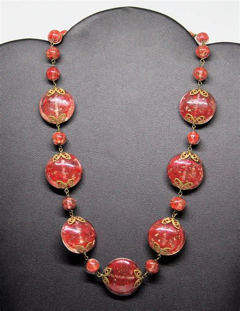 Vintage Red Murano Glass Necklace 1950 Italian Art Glass Etsy Uk Murano Glass Necklaces