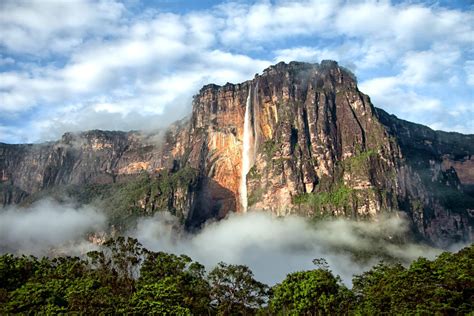 Waterfall Venezuela Hd Wallpaper Background Image 3267x2178
