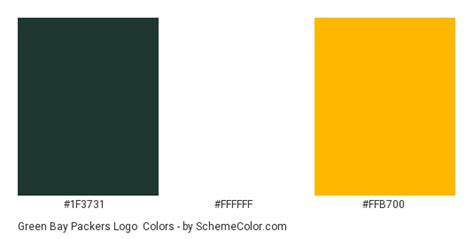 They adopted their colors of gold and forest green in the 1950s. Green Bay Packers Logo Color Scheme » Brand and Logo ...