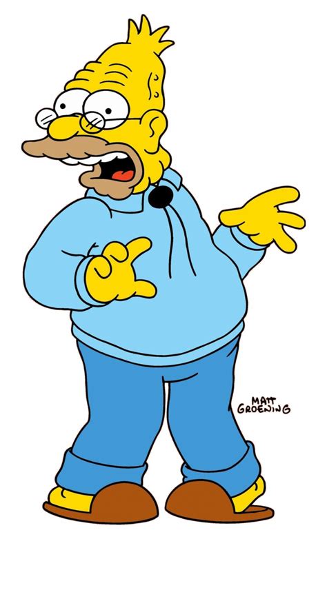 Simpsons Png Images Free Download Simpson Grandpa Clip Art Library
