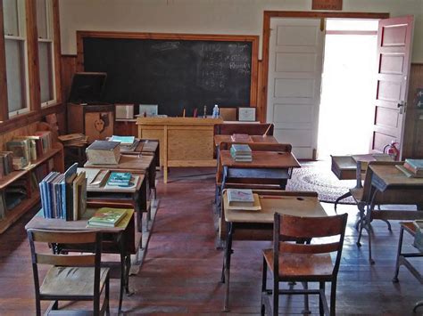 Schoolroom Elgin Schoolhouse State Historic Site Nevada