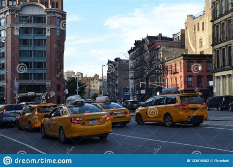 Manhattan Street View New York City Editorial Photography Image Of