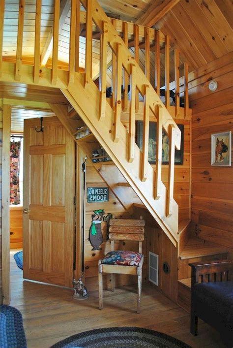 65 Stunning Loft Stair For Tiny House Ideas 3