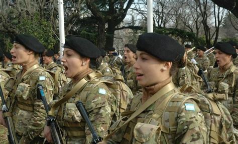 Argentine Military Fuerzas Armadas Ejercito Argentino Chicas Del Ejército