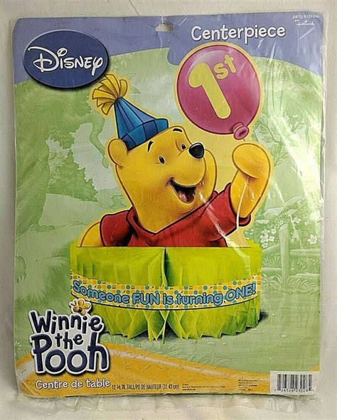 Hallmark Disney Winnie The Pooh Table Centerpiece 1st Birthday