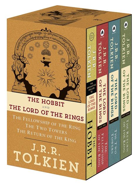 Jrr Tolkien 4 Book Boxed Set The Hobbit And The Lord Of The Rings