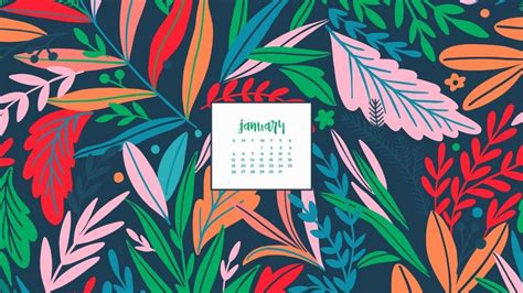 Floral 2020 January Calendar Cute Wallpaper Pink Designs Calendar