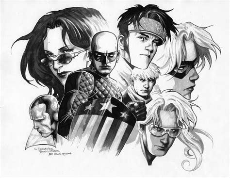 The Og Young Avengers Art By Jim Cheung Rcomicbooks