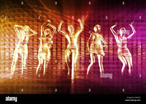 Disco Electronic Music Techno Party Background Art Stock Photo Alamy