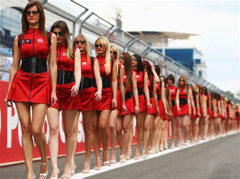 Formula One Racing Girls
