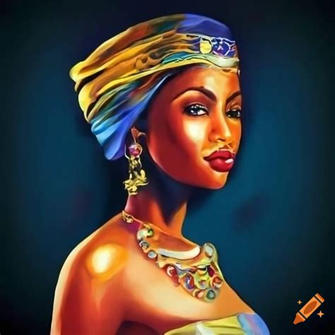 Portrait Of A Nubian Princess
