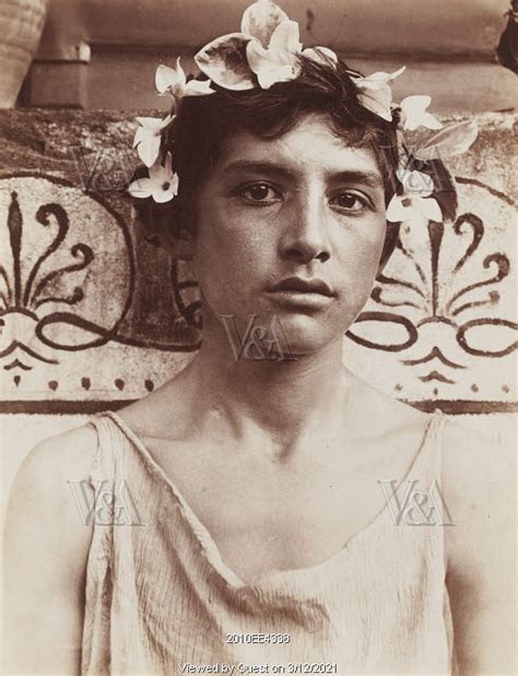 Portrait Of Sicilian Boy Photo Baron Wilhelm Von Gloeden Taormina