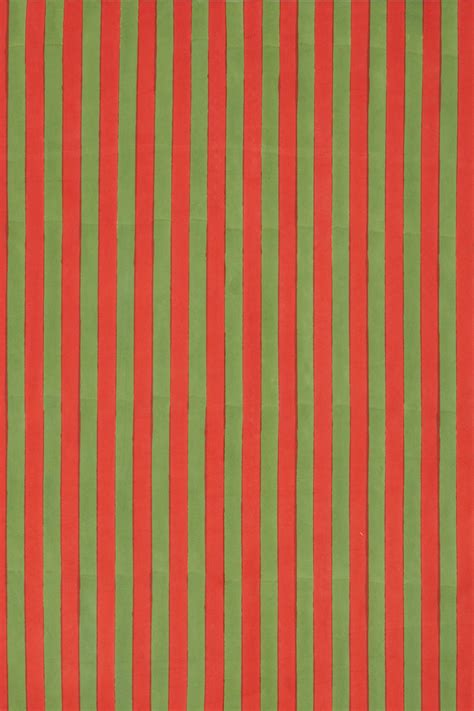Fabric Stripes Red Green Lisa Corti