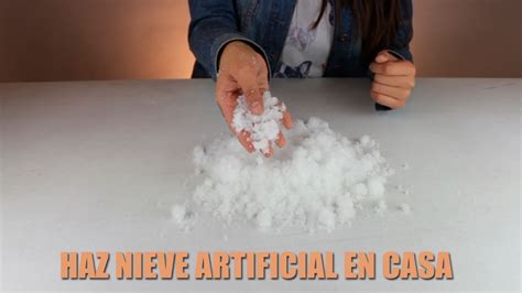 Haz Nieve Artificial En Casa Cellegrini Youtube