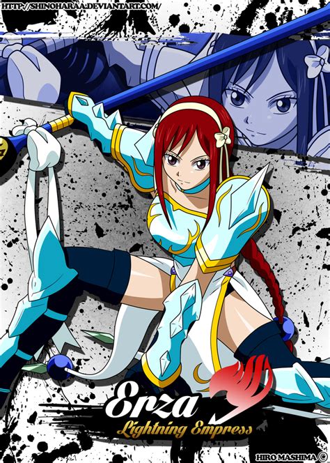 Erza Scarlet Lightning Empress Armor By Shinoharaa Fairy Tail Anime