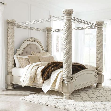King size canopy bed frame full poster bedroom sets canada be. Cassimore Canopy Bed in 2020 | King size canopy bed ...