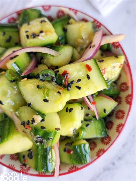 Asian Cucumber Salad Mom Foodie