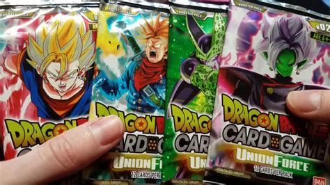 I opened the rarest dragon ball super box, tournament of power. Dragon Ball Super Trading Card Game Union Force Special ...