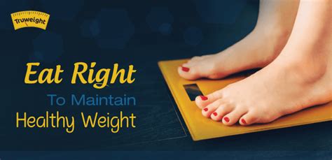What Is Good Weight And How Do You Maintain That Truweight