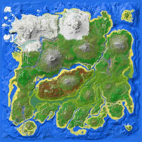 Spawn Map The Island Official Ark Survival Evolved Wiki