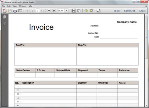 invoice template invoice