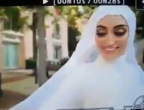 Beirut Blast Bride S Wedding Shoot Gets Disrupted By Explosion S