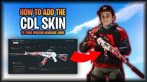 How To Add Cdl Skins To Your Modern Warfare Guns Youtube