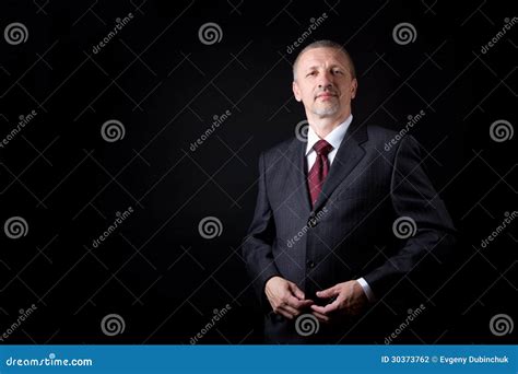 Unshaven Mature Businessman Stock Photo Image Of Businessman Person