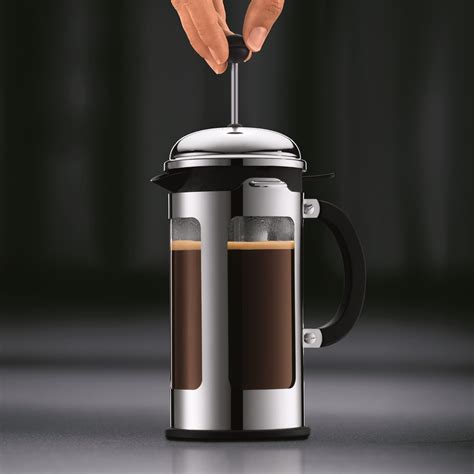 Bodum Chambord French Press Coffee Maker Stainless Steel 1l For 4995