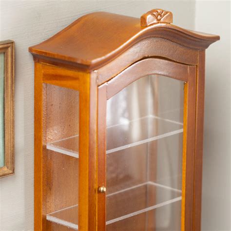 Plus, they tend to have sliding glass doors in the. Dollhouse Miniature Walnut Curio Cabinet - Living Room ...
