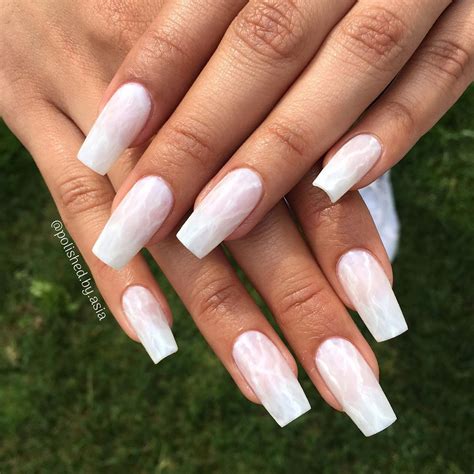 Updated 35 Minimalist Milky White Nails September 2020