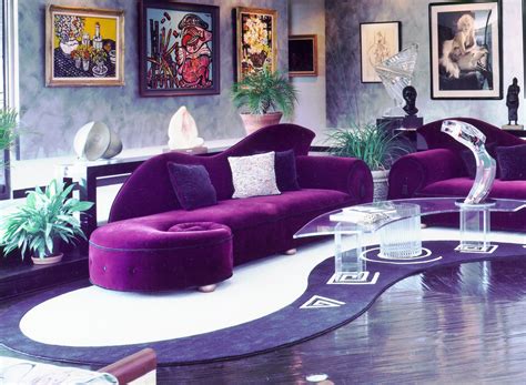 Modern Masters The Alternative To Ordinary Purple Living Room