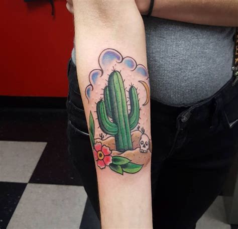 Arts xrafts cactus flower cactus tattoos tattoo close yellow flowers. The 36 Coolest Cactus Tattoos To Ever Exist - TattooBlend