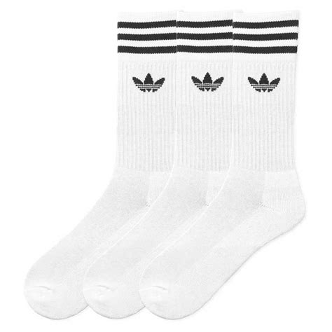 Adidas Originals Solid Crew Socks White Dressinn