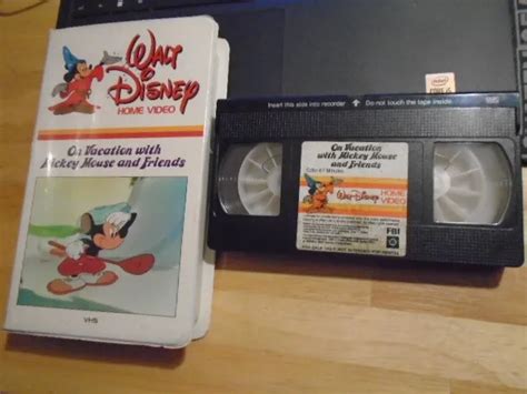 Rare Early Disney On Vacation With Mickey Mouse And Friends Vidéo Vhs