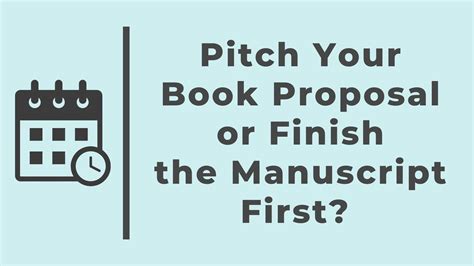 When To Submit Your Academic Book Proposal — Manuscript Works